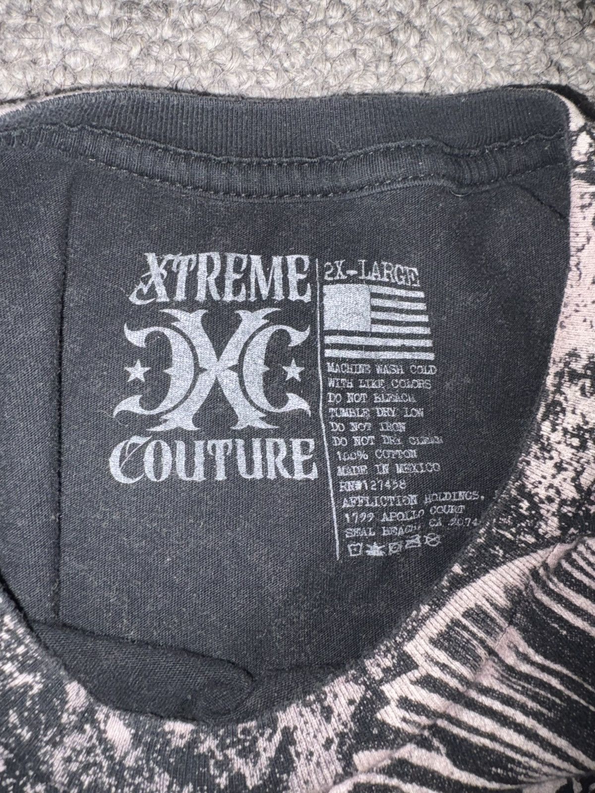 Affliction Xtreme couture tshirt Size US XL / EU 56 / 4 - 3 Thumbnail