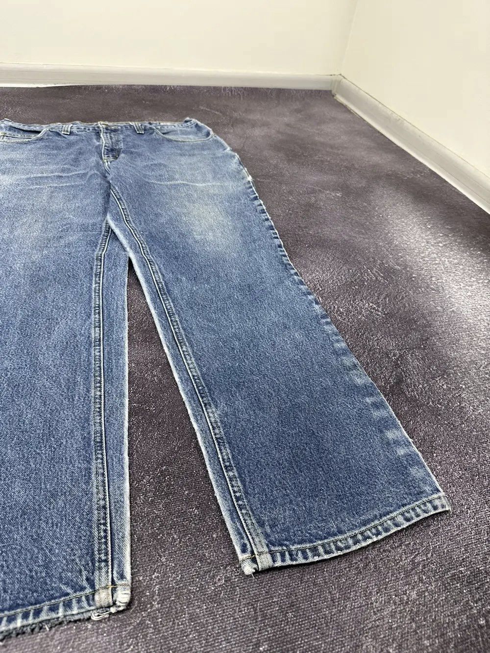 Carhartt Vintage Carhartt Flame Resistant USA Opium Faded Work Jeans Size US 38 / EU 54 - 13 Thumbnail