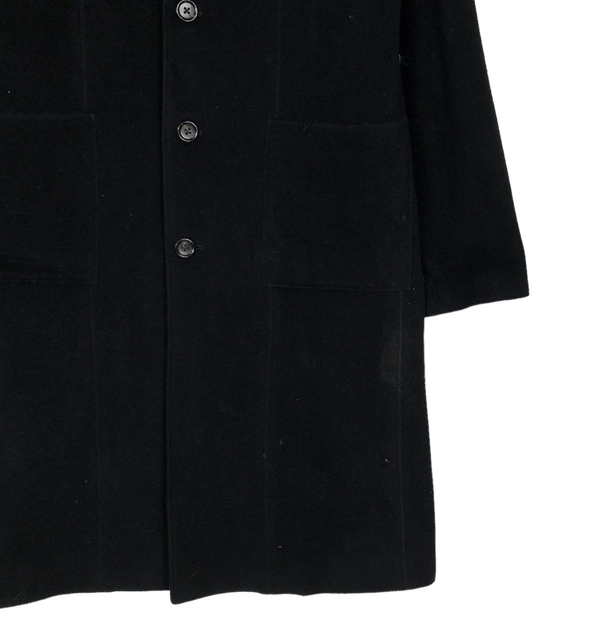 Japanese Brand VINTAGE WOOL LONG JACKET DOUBLE COLLAR 5351 POUR LES HOMMES Size US M / EU 48-50 / 2 - 8 Thumbnail