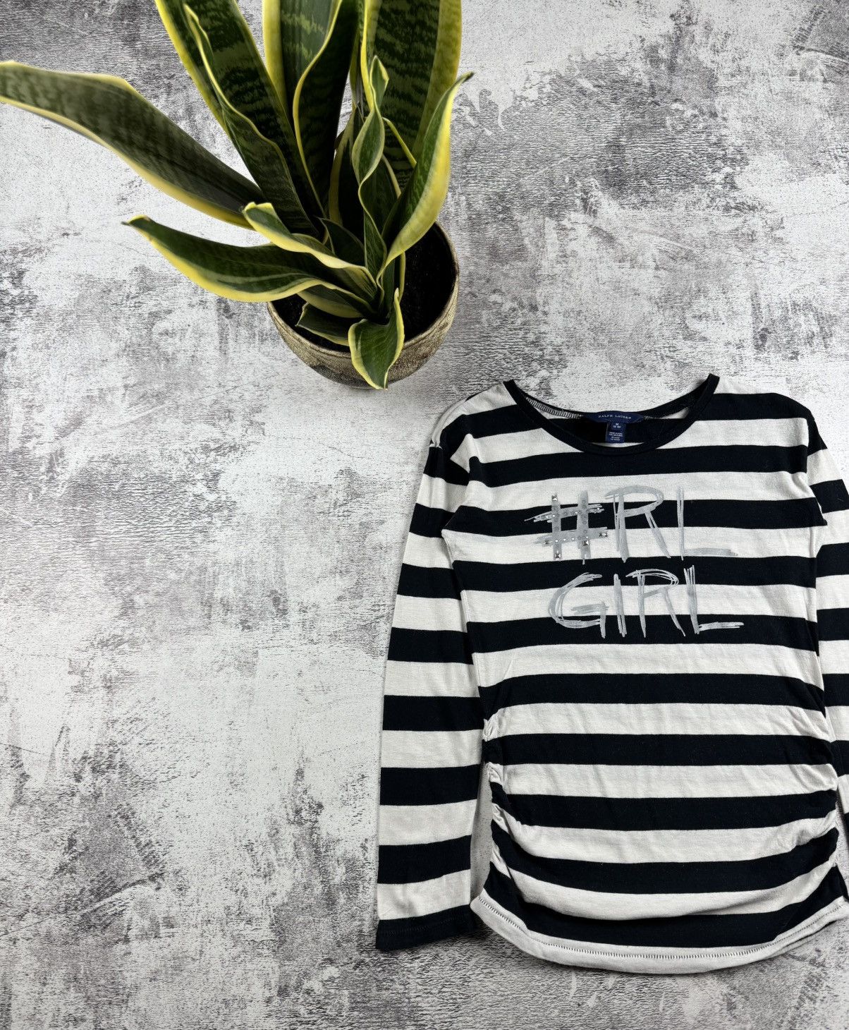 Ralph Lauren Polo Ralph Lauren Striped Longsleeve Pullover Sweatshirt Size S / US 4 / IT 40 - 2 Thumbnail
