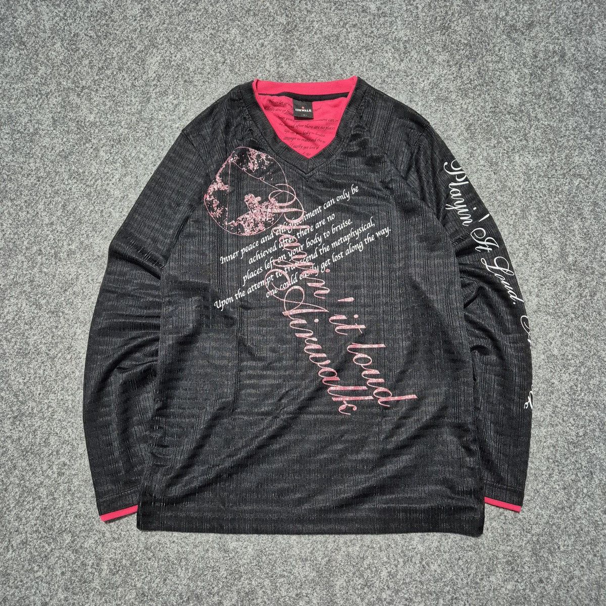 Airwalk Air walk poem long sleeve Size US M / EU 48-50 / 2 - 1 Thumbnail