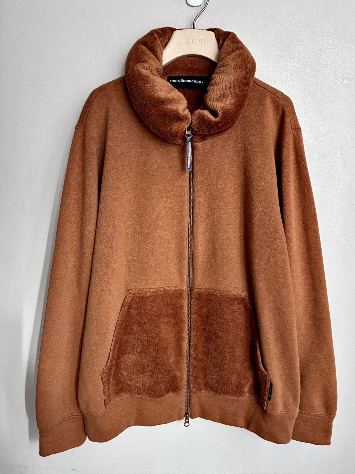 mercibeaucoup MERCIBEAUCOUP Puffy Pillow Collar Couble Zip Sweatshirt Size US L / EU 52-54 / 3 - 1 Thumbnail