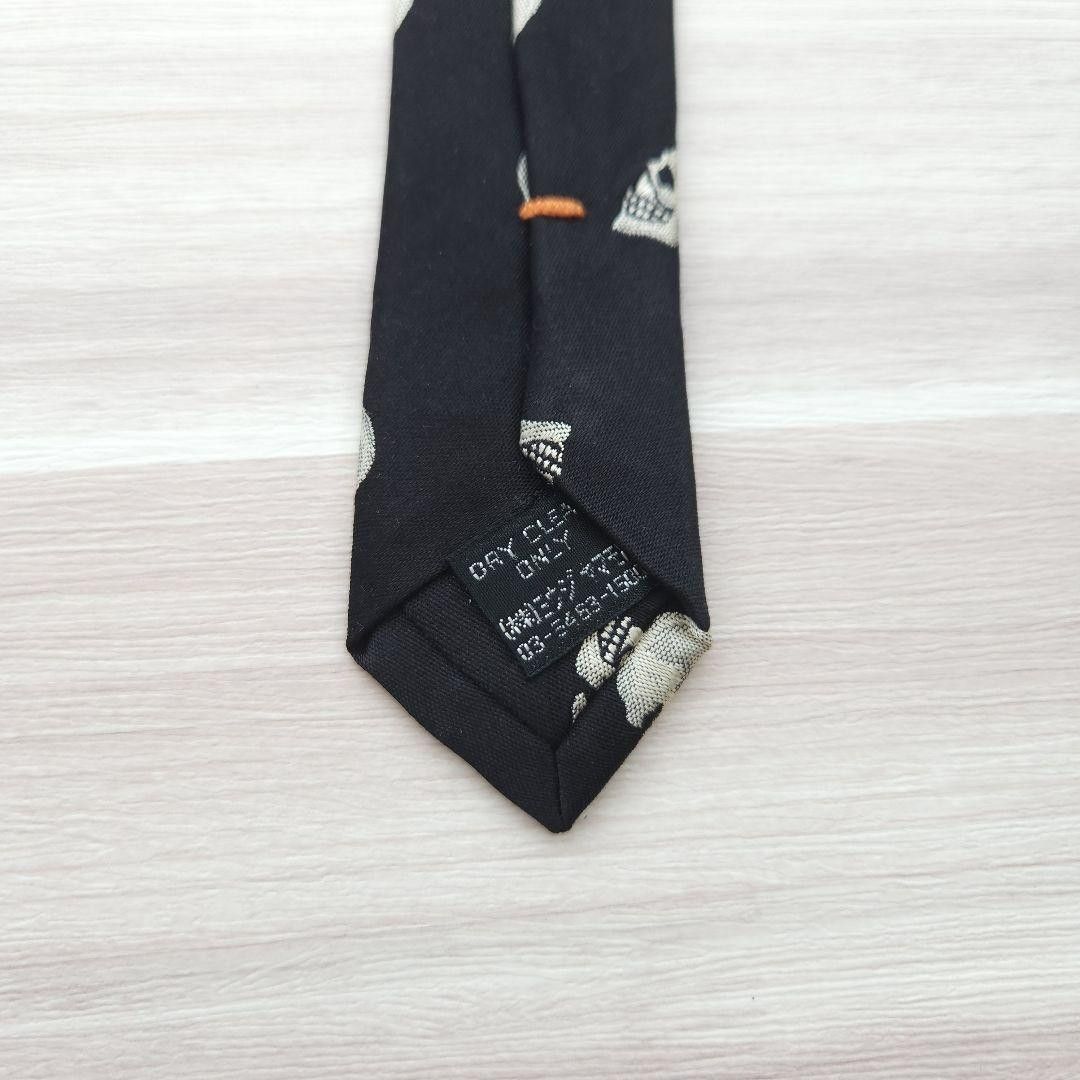 Yohji Yamamoto yohji yamamoto pour homme 14aw/skull embroidered tie Size ONE SIZE - 5 Thumbnail