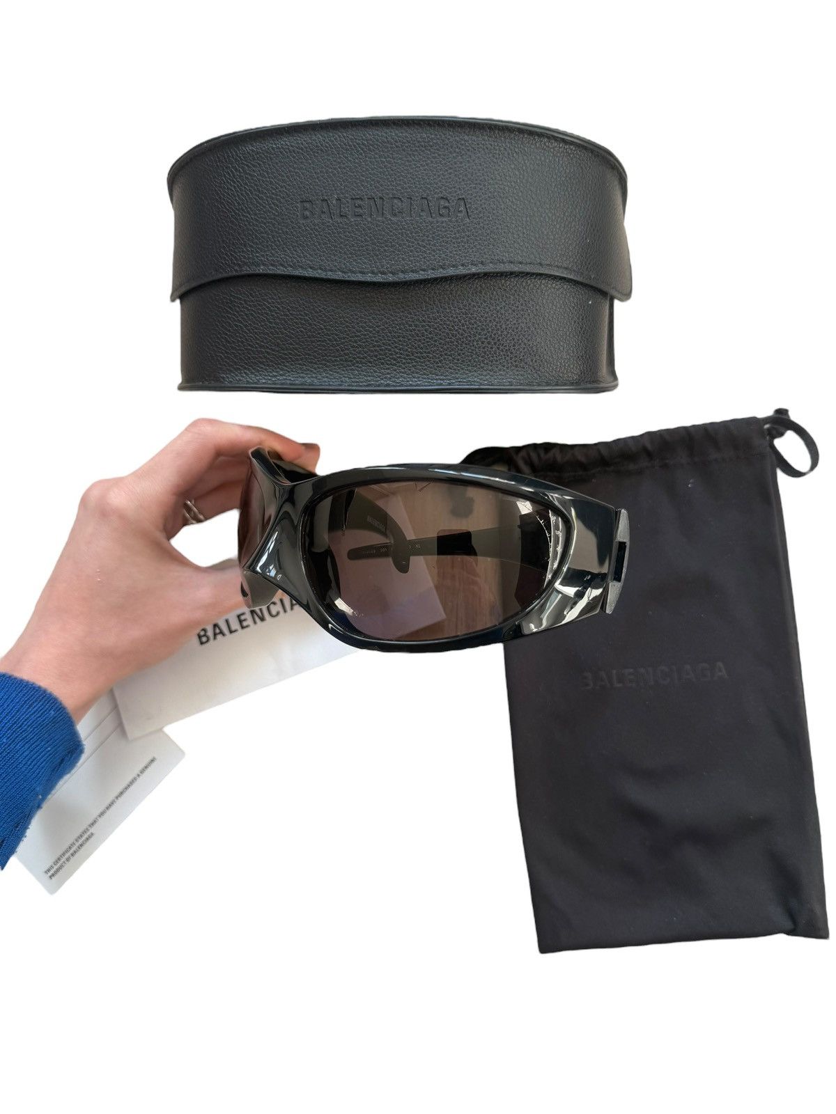 Balenciaga Balenciaga skin cat-eye sunglasses Size ONE SIZE - 5 Thumbnail