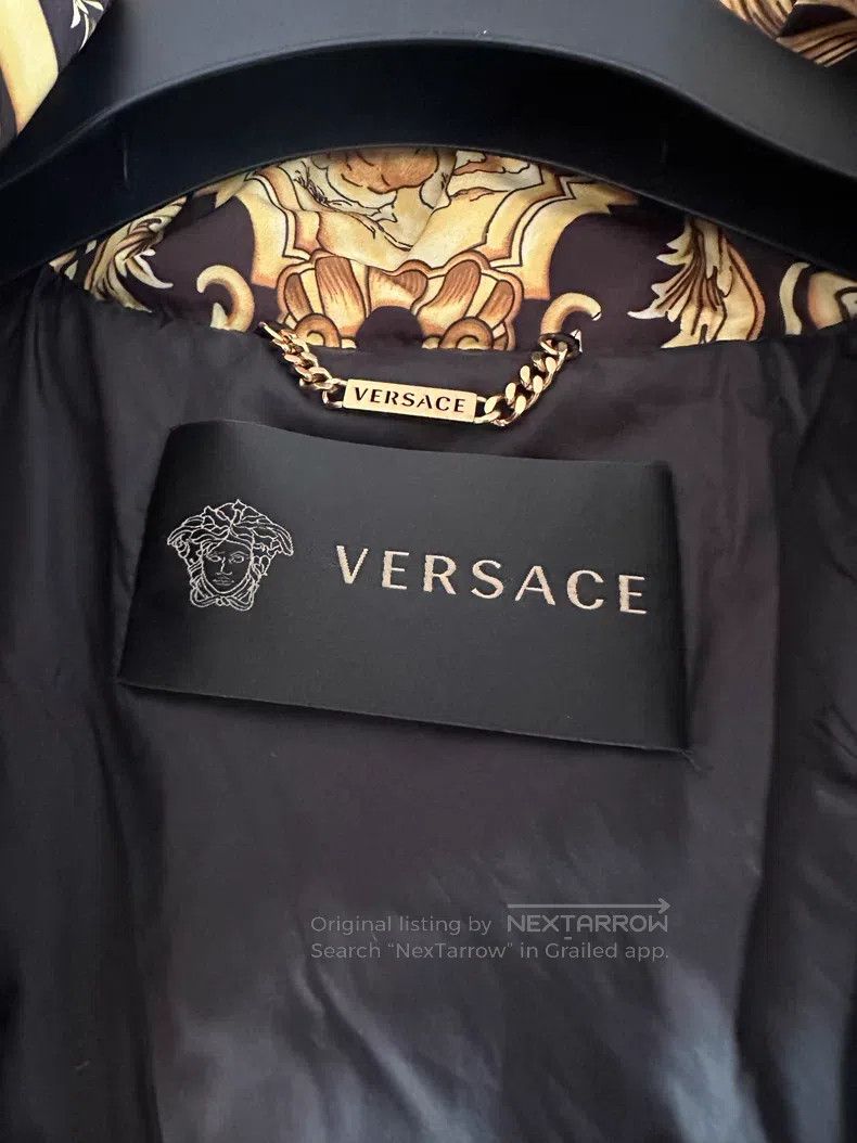 Versace Versace Goose down jacket fox fur collar Size L / US 10 / IT 46 - 4 Thumbnail