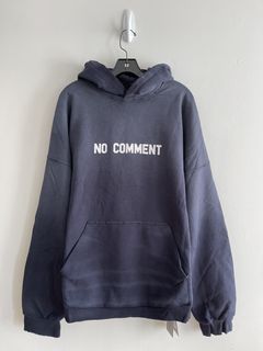 Balenciaga Spring 22 Clones No Comment Hoodie NWT (3) | Grailed