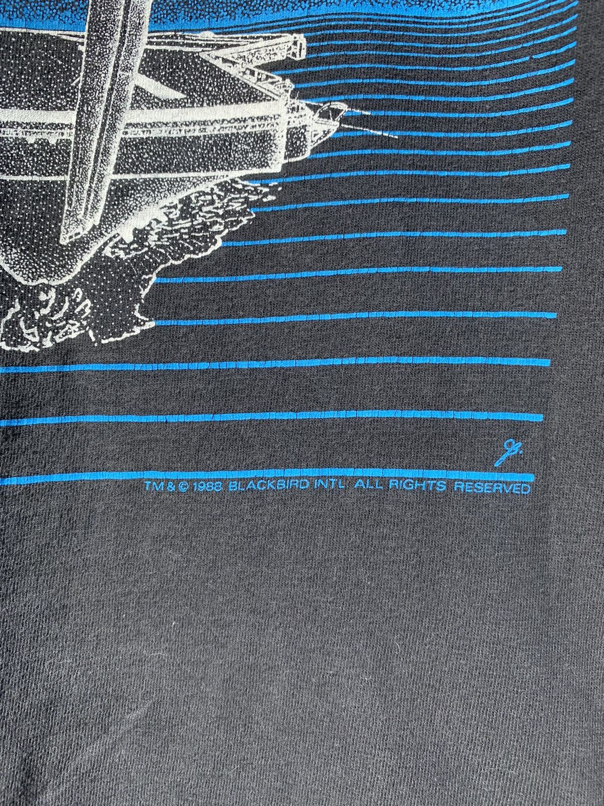 Band Tees × Blackbird × Vintage Vintage Blackbird F-14 Fighting Falcon T Shirt Size US M / EU 48-50 / 2 - 4 Thumbnail