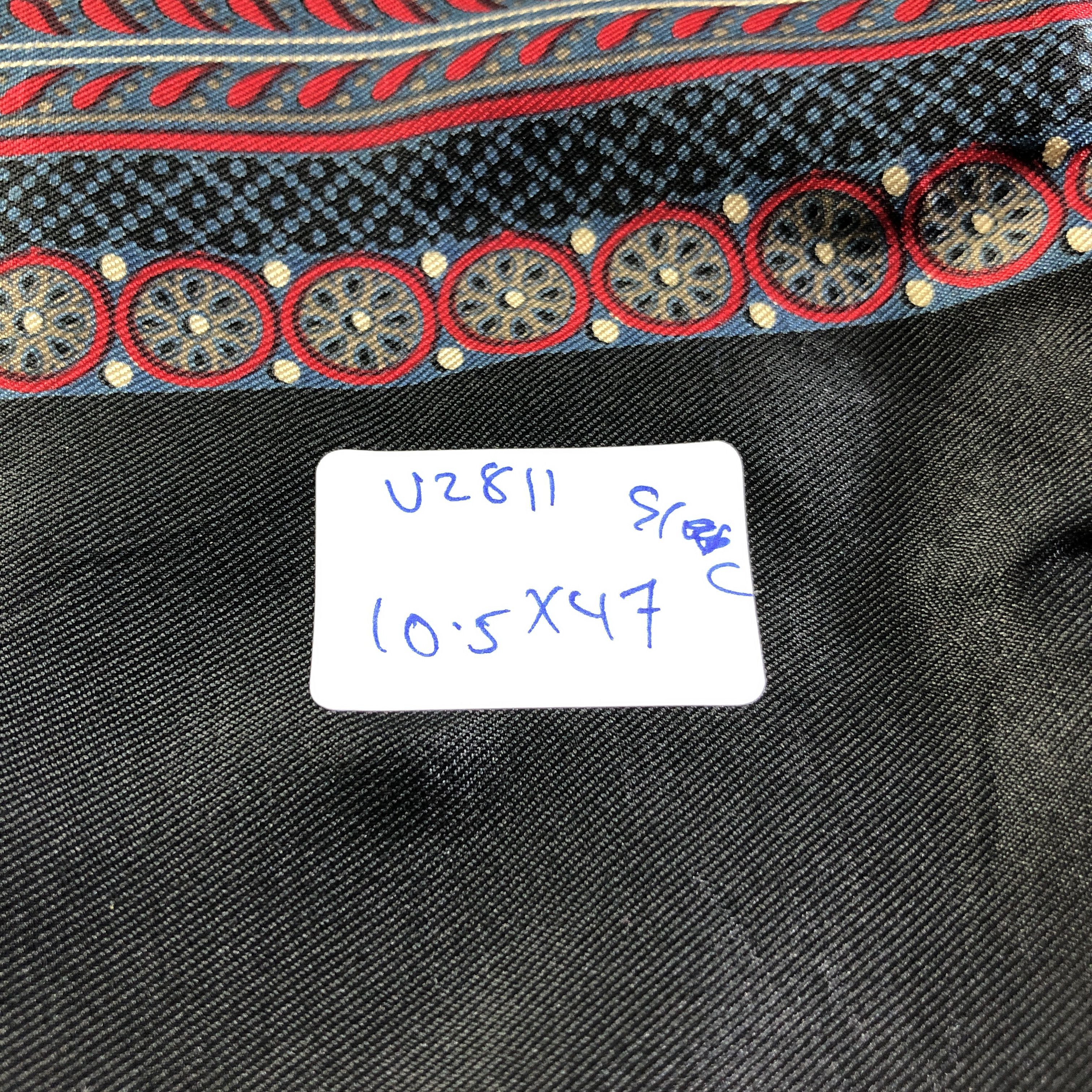 Vintage Luxury Design Silk/Cashmere Scarf Muffler Neckwear V2811 Size ONE SIZE - 7 Thumbnail