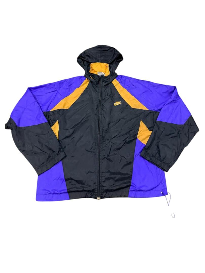 Nike Vintage 90s Nike Silver Tag Windbreaker Jacket Size US S / EU 44-46 / 1 - 1 Thumbnail