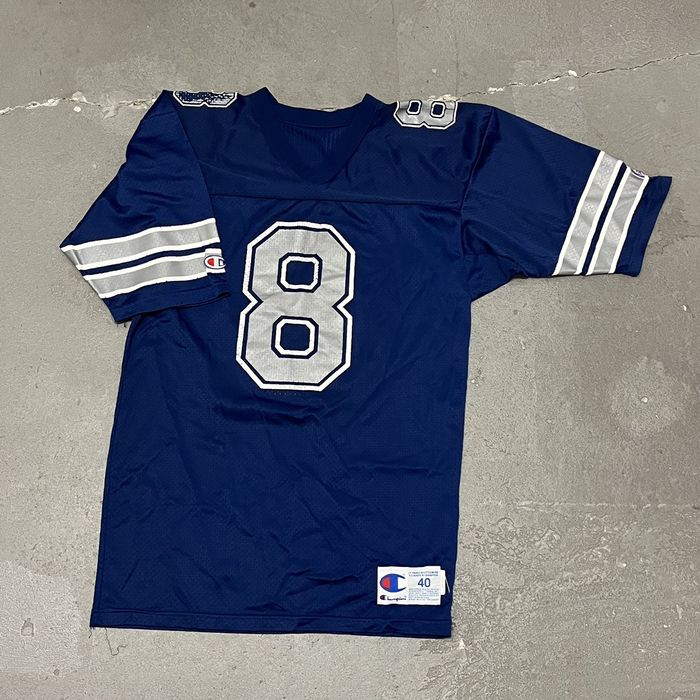 VINTAGE Champion Dallas Cowboys Troy Aikman Number 8 Jersey Mens Size 40