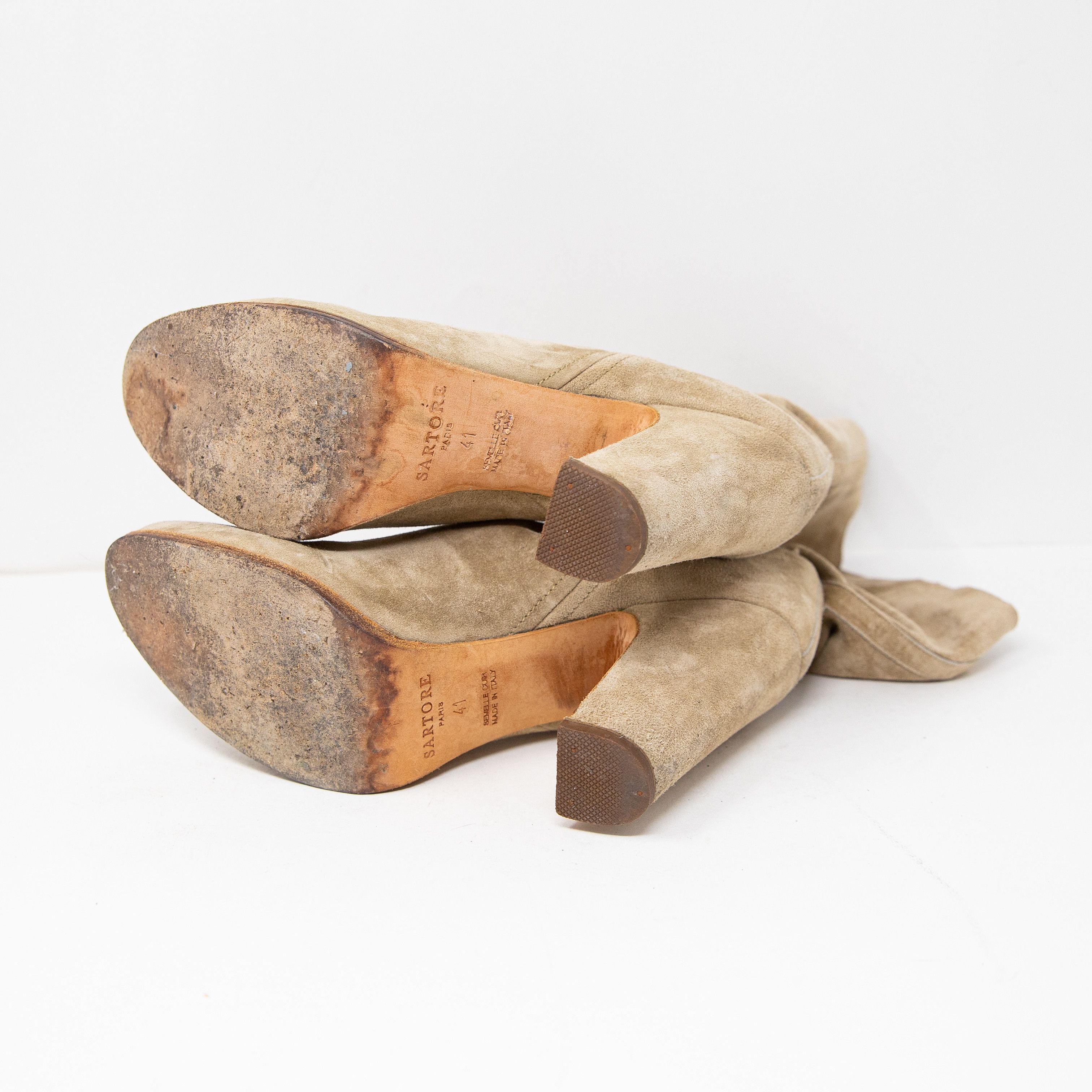 Sartore Sartore Made In Italy Women's Genuine Suede Size US 11 / IT 41 - 4 Thumbnail