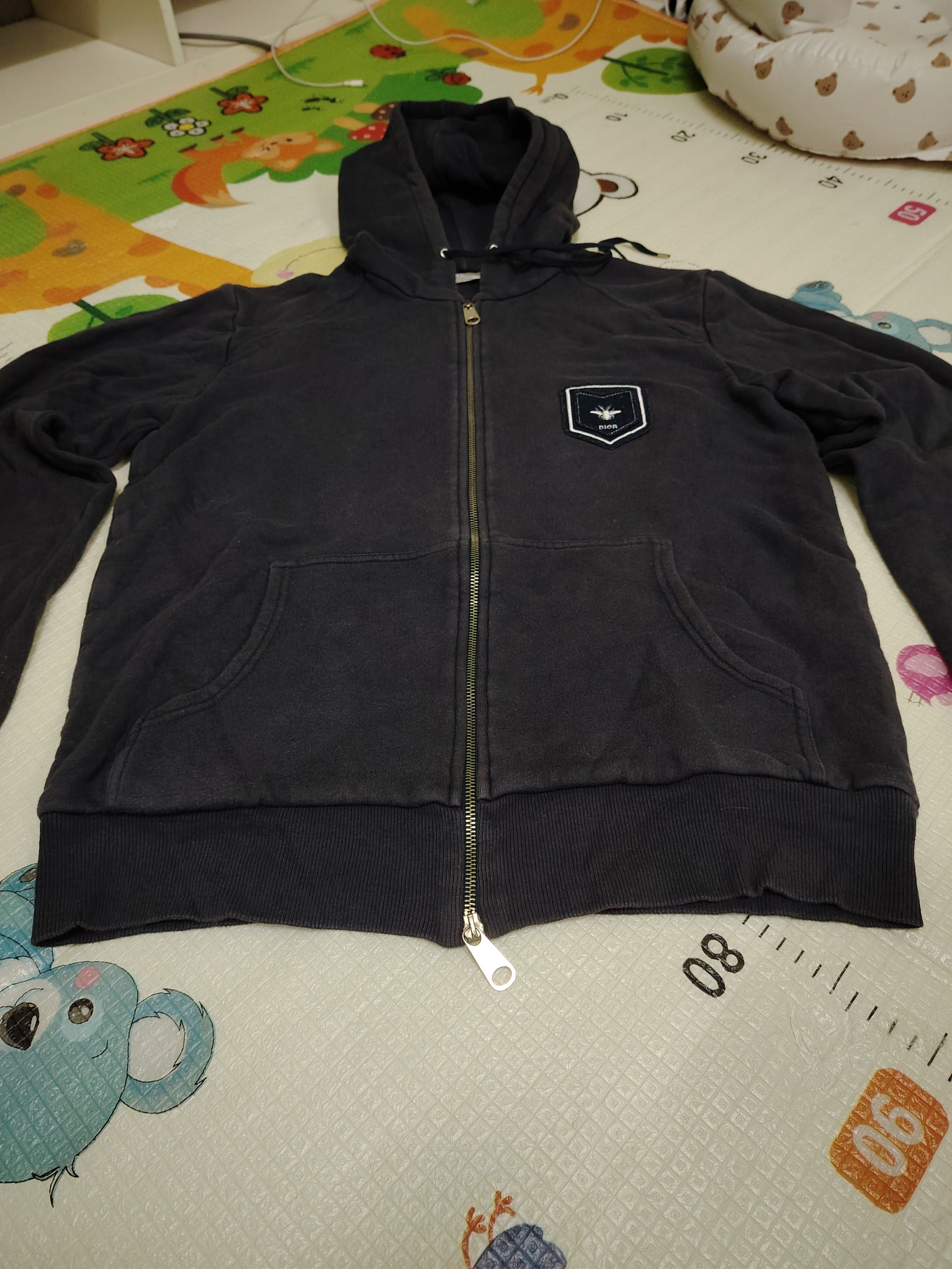 Dior Dior Resort Bee Blue Zip Up Hoodie | 54 Size US M / EU 48-50 / 2 - 3 Thumbnail