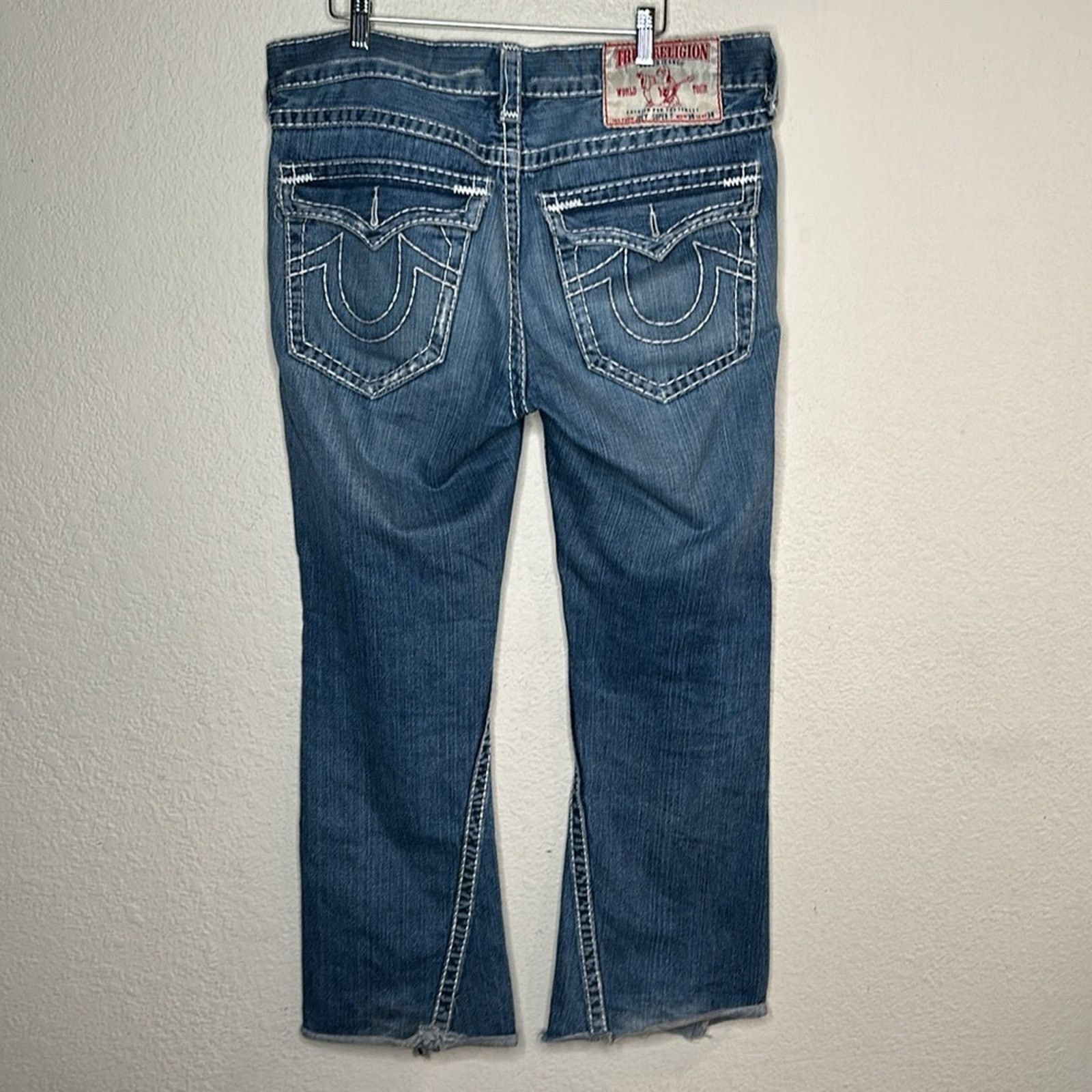 True Religion × Vintage VTG 90’S True Religion Joey Super T Twisted Flare Jean Sz 34 Size US 34 / EU 50 - 11 Thumbnail