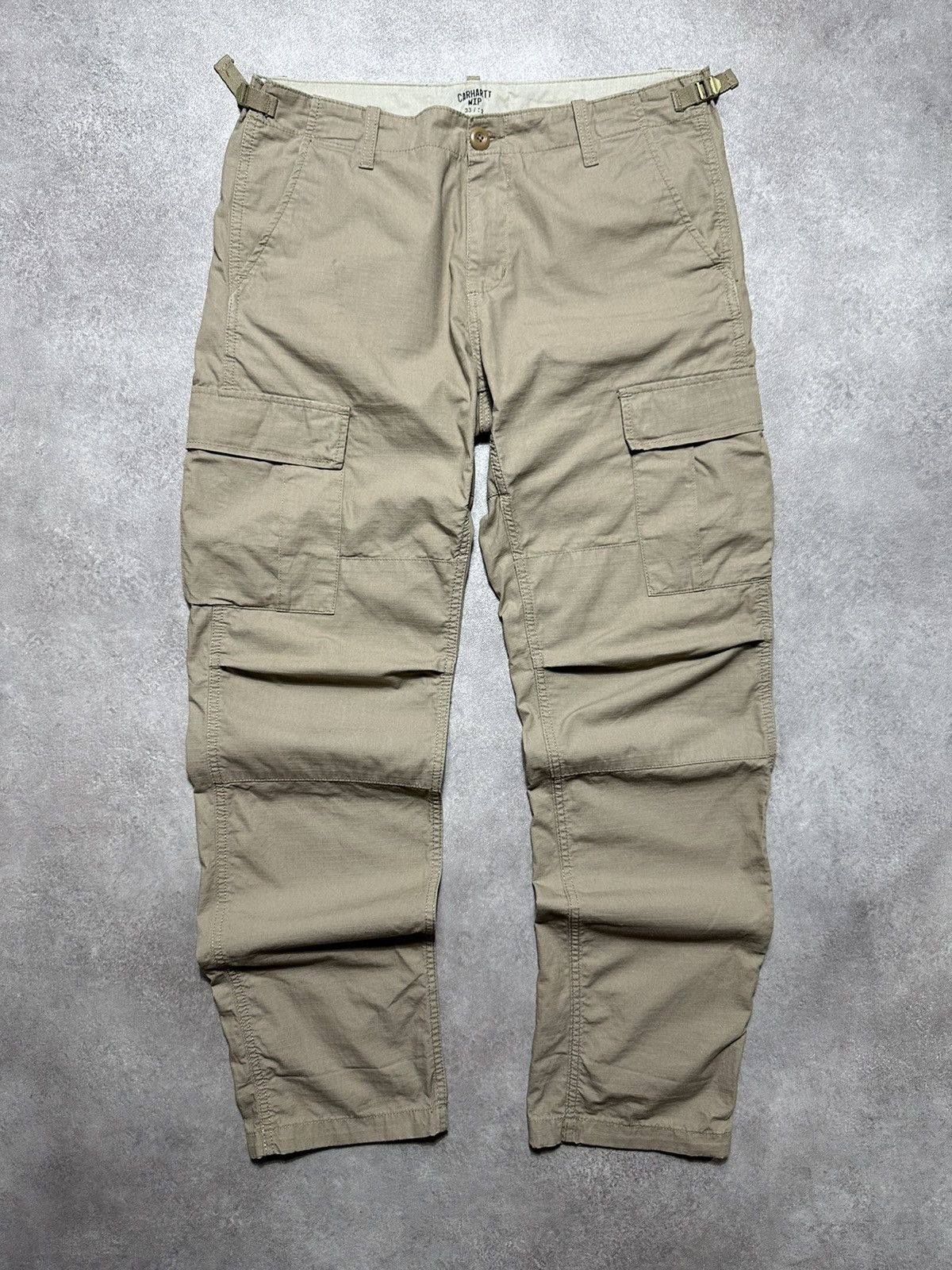 Carhartt × Carhartt Wip × Vintage Mens Vintage Cargo Baggy Carhartt Aviation Pant Size US 33 - 5 Thumbnail