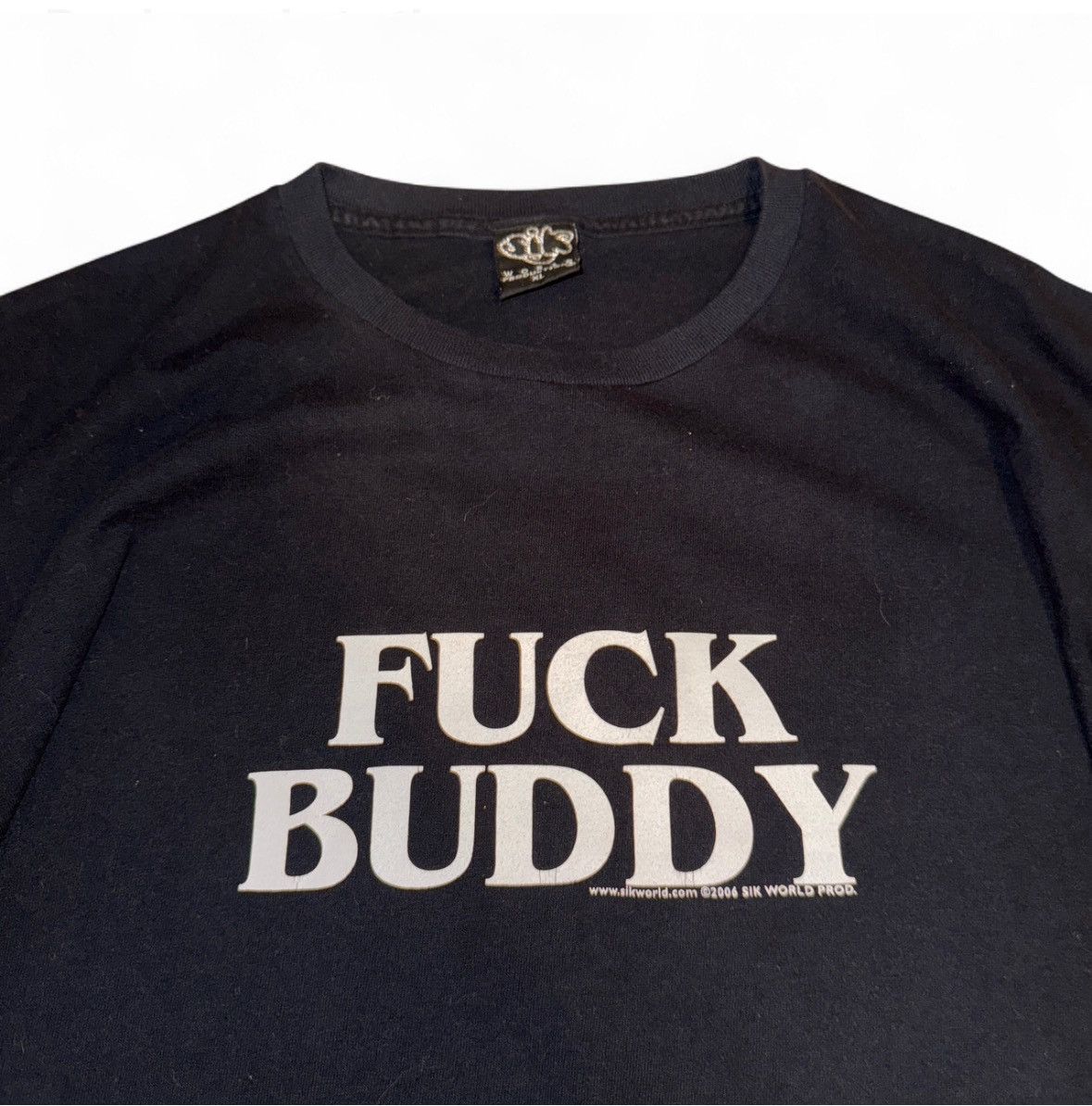 Vintage Vintage 2006 XL Sik World ‘Fuck Buddy’ Tee Size US XL / EU 56 / 4 - 2 Thumbnail