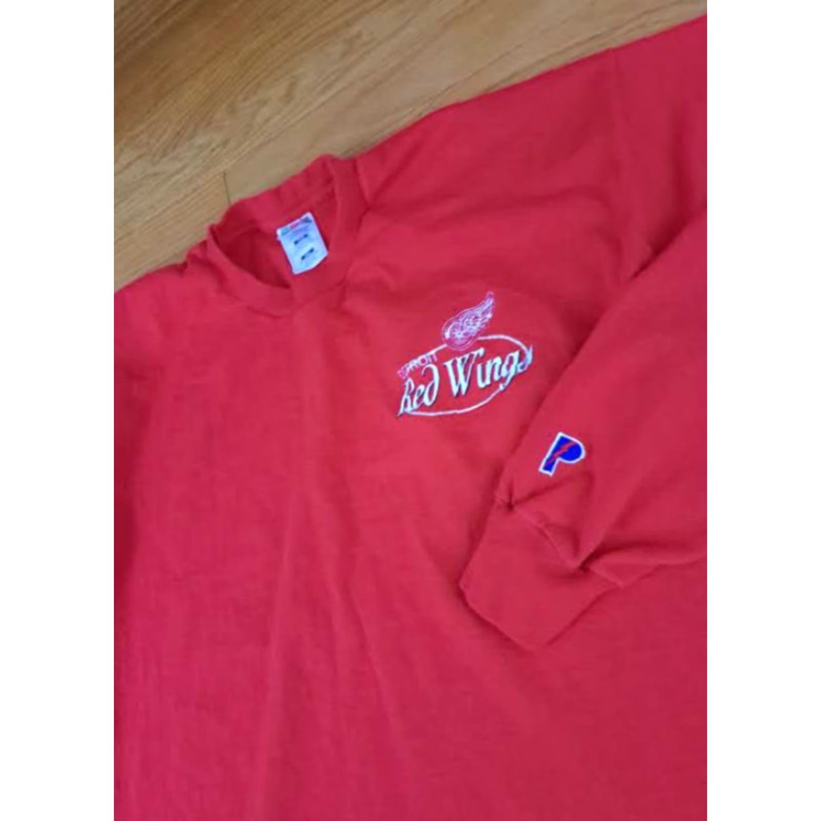 Pro Player VINTAGE Detroit Red Wings Embroidered Long Sleeve 2XL Pro Player USA Shirt Size US XXL / EU 58 / 5 - 5 Thumbnail