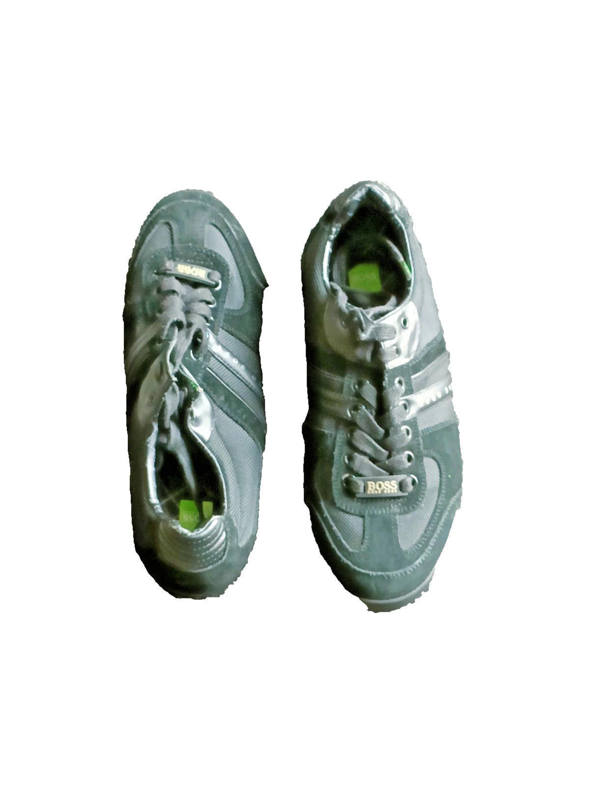 Hugo Boss Hugo Boss Men Black Spacit Trainers 39 50247504 Lace Up Size US 7 / EU 40 - 2 Thumbnail