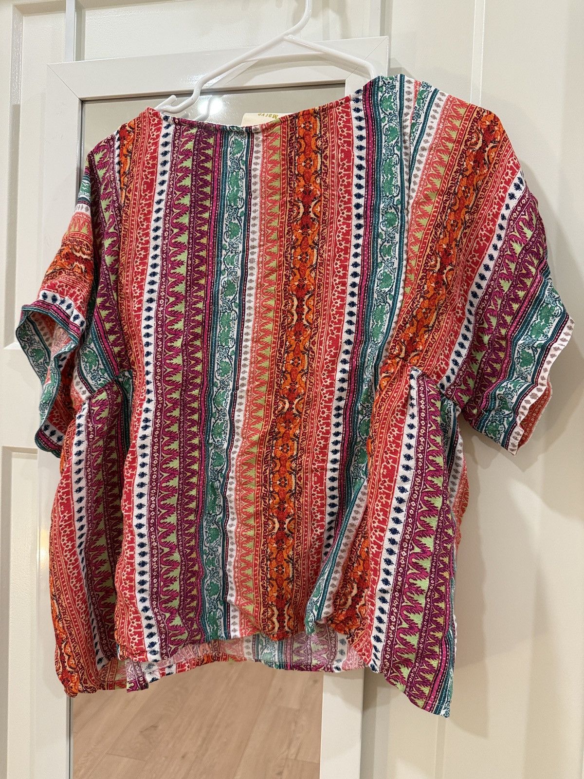 Anthropologie Anthropologie Maeve Milla Printed Tribal Top Size Large Size L / US 10 / IT 46 - 5 Thumbnail