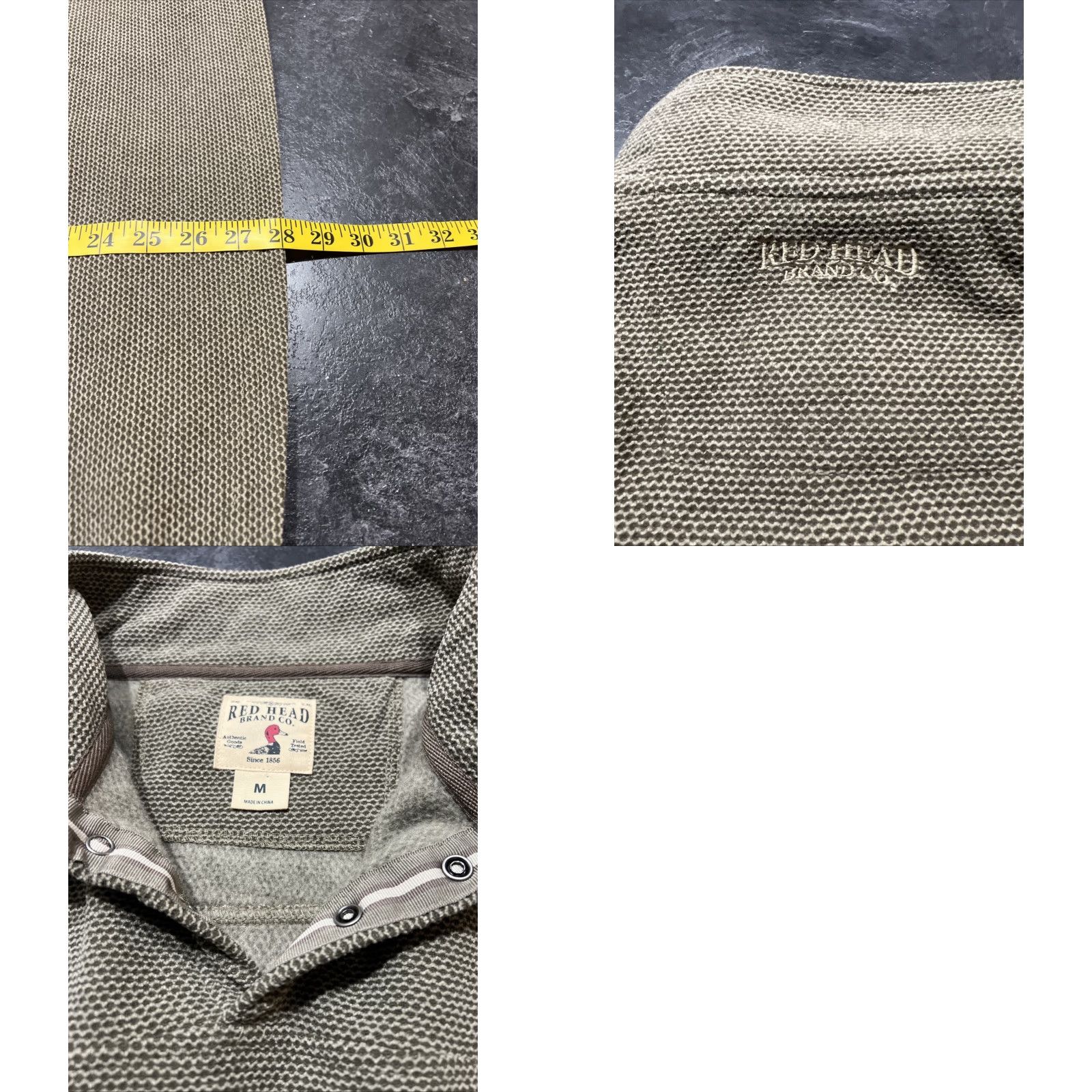 Vintage VINTAGE RedHead Pullover Sweater Mens M 1/4 Zip Olive Solid Knit Casual Outdoor Size US M / EU 48-50 / 2 - 8 Thumbnail