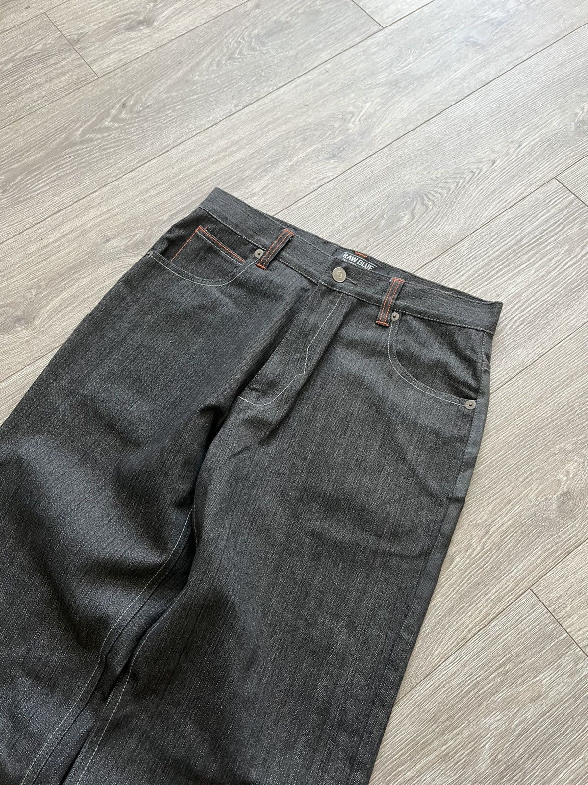 Vintage Vintage Raw Blue Pants Jeans Size US 34 / EU 50 - 11 Thumbnail