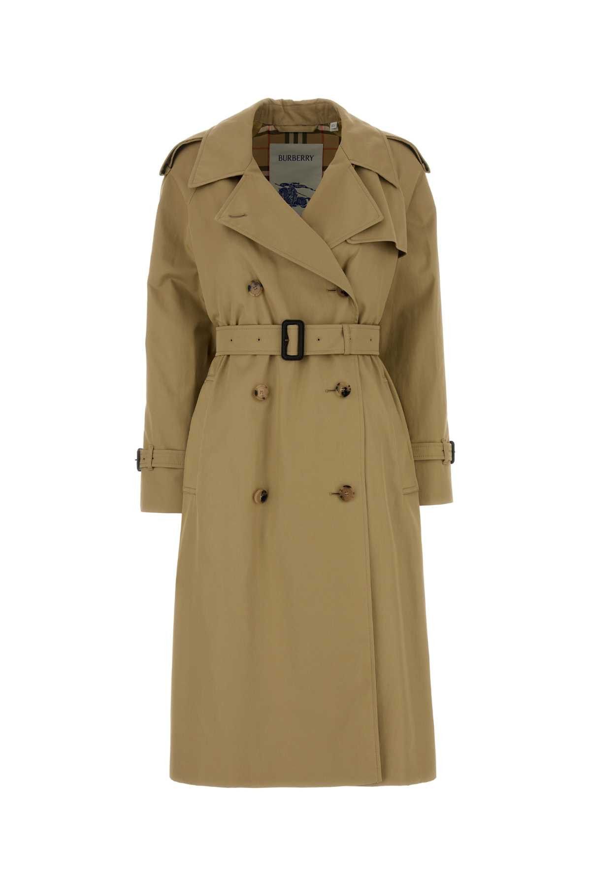 Burberry Beige Gabardine Castleford Trench Coat Size XS / US 0-2 / IT 36-38 - 1 Thumbnail