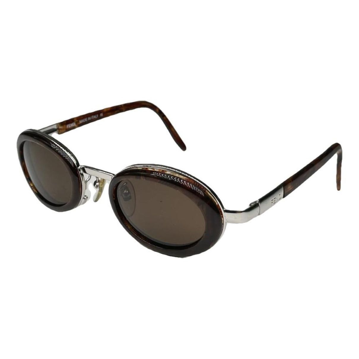 Fendi Black Metal Sunglasses Size ONE SIZE - 1 Thumbnail