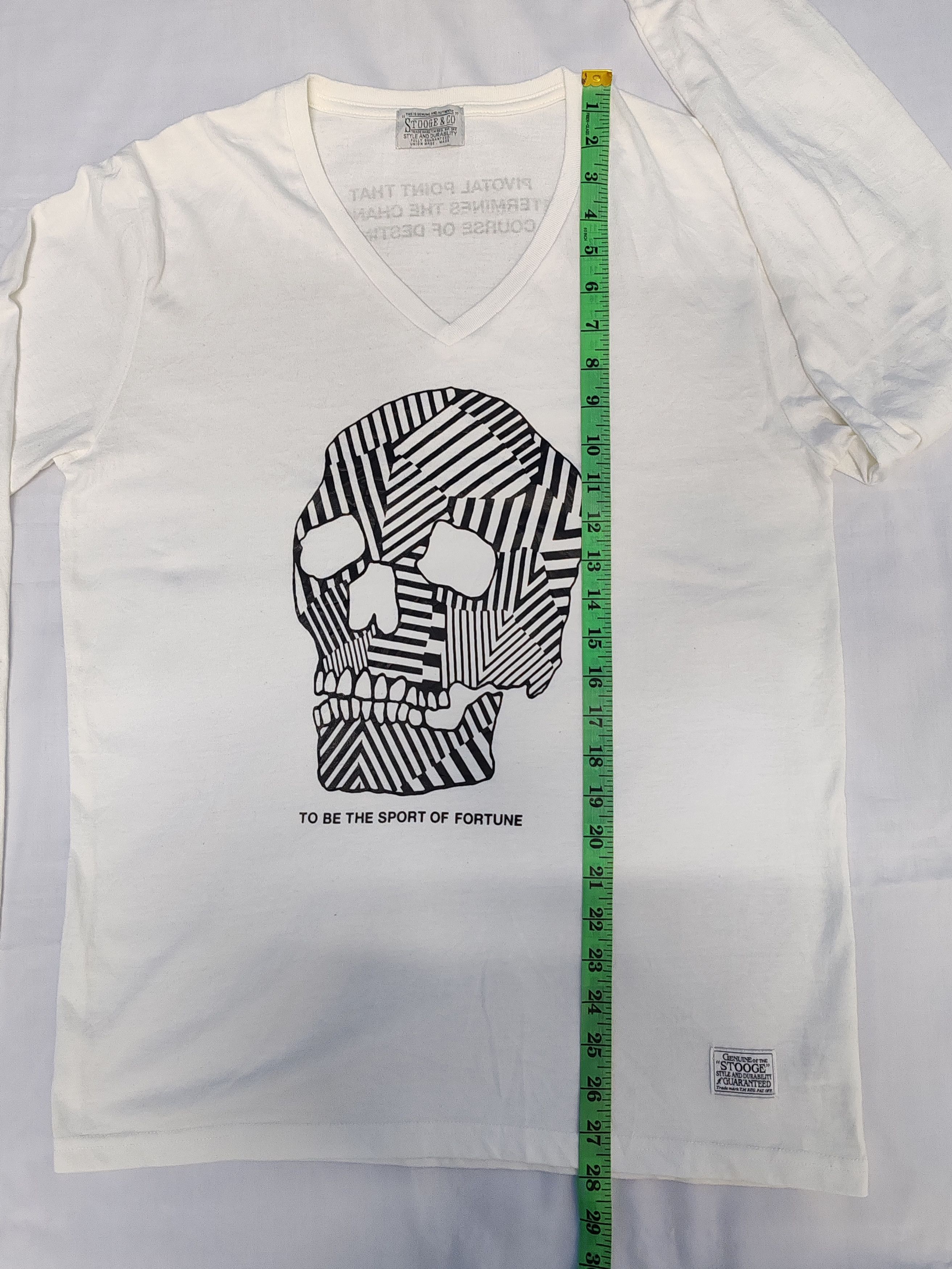 Japanese Brand Stooge & Co Japan Designer Long Sleeve Big Head Skull Size US L / EU 52-54 / 3 - 6 Thumbnail