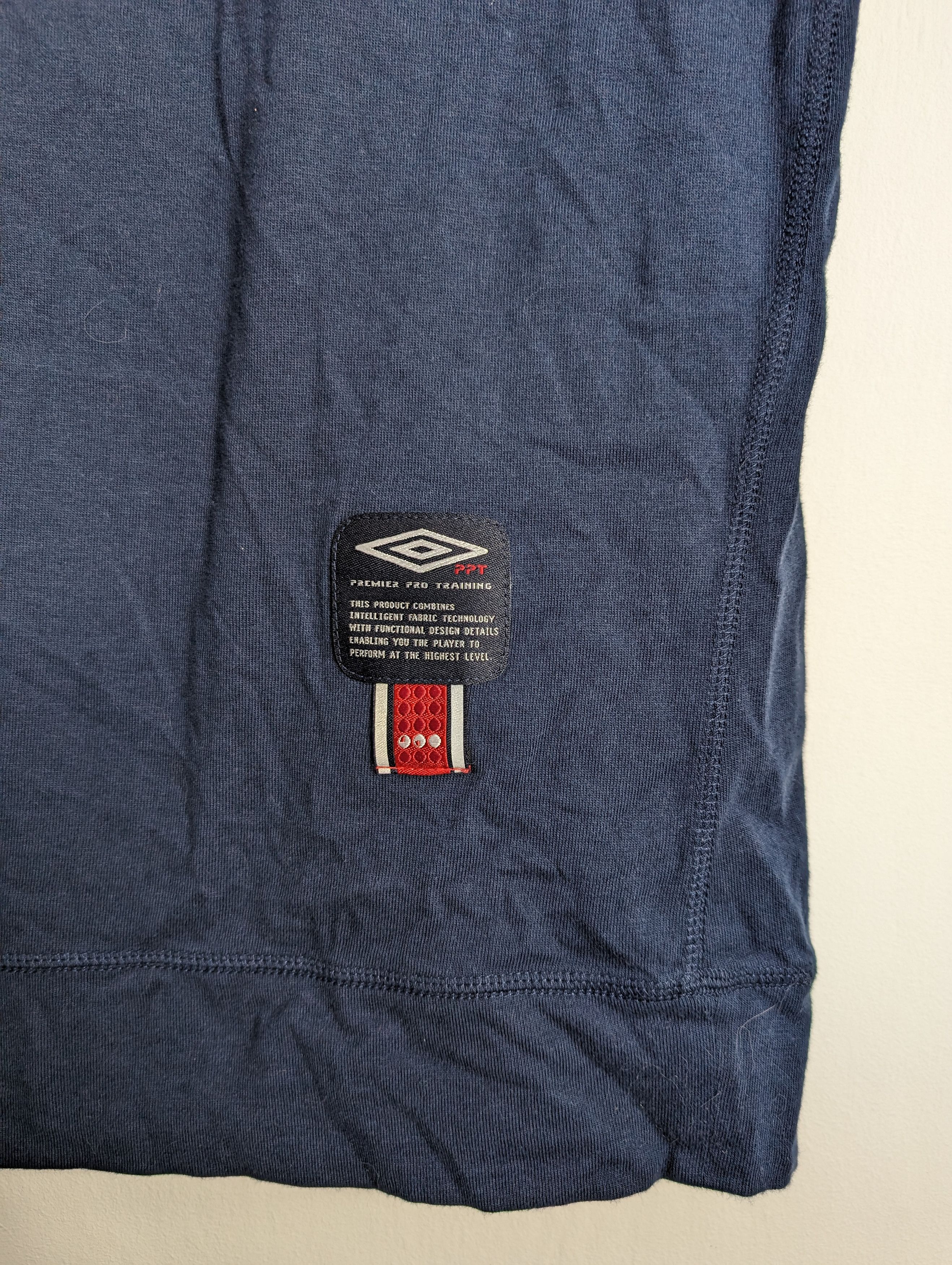 Umbro 2010-11 England Umbro Training Vest T-shirt Size US XL / EU 56 / 4 - 5 Thumbnail