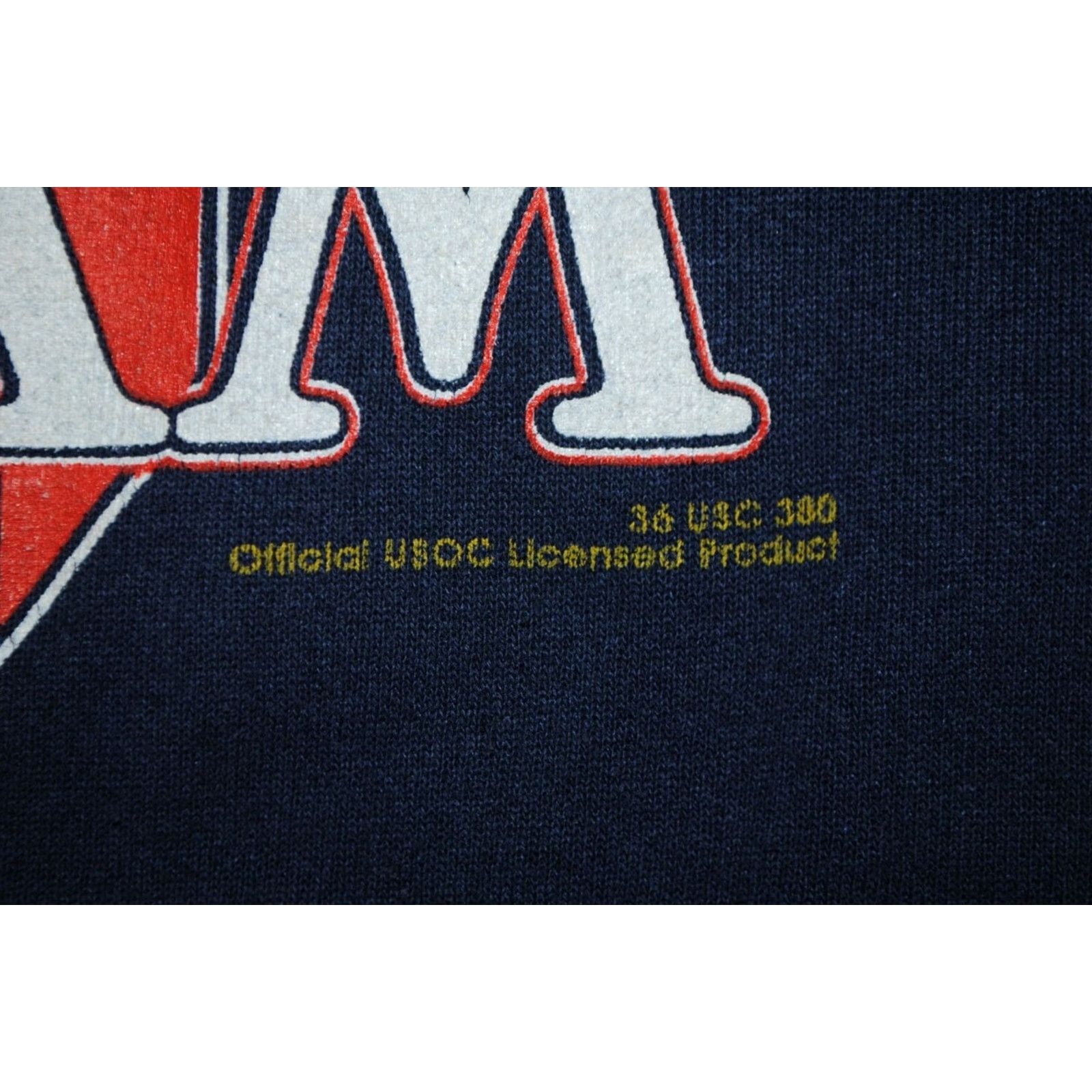 Hanes VINTAGE USA OLYMPICS SWEATSHIRT | OFFICIAL USOC LICENSED PRODUCT XL | Hanes | Blue | Long Sleeve | 90s Mens Adults XL Size US XL / EU 56 / 4 - 4 Thumbnail