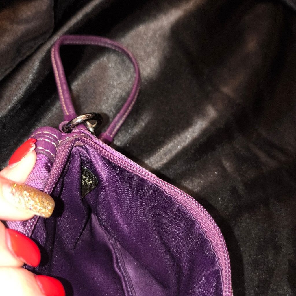 Coach Vintage Coach Turn Lock Purple Wristlet Size ONE SIZE - 7 Thumbnail