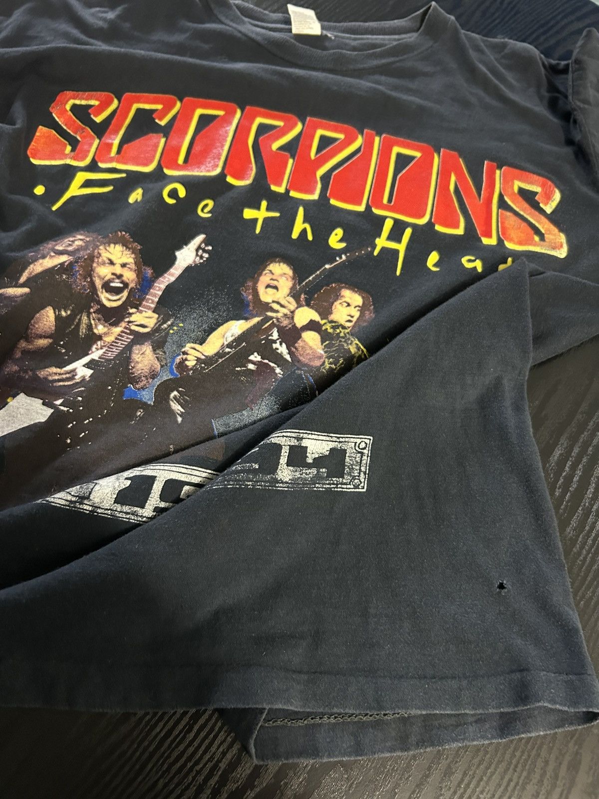Mexican Threads 1994 Scorpions Face the Heat Tour in Mexico City Rare Size US XL / EU 56 / 4 - 6 Thumbnail