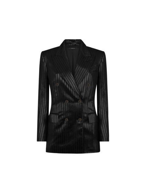 Tom Ford o1w1db10525 GI2971 Double-breasted Jacket in Black Size S / US 4 / IT 40 - 1 Preview