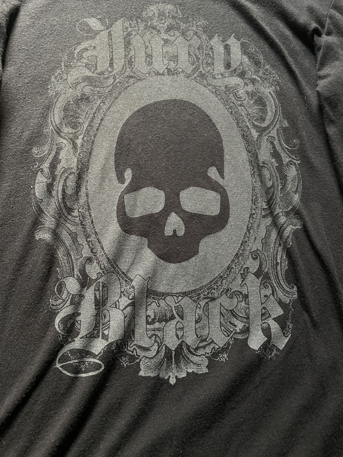 If Six Was Nine 2000s JURY BLACK Studded Skull Vkei Long Sleeve Tee Size US S / EU 44-46 / 1 - 7 Thumbnail