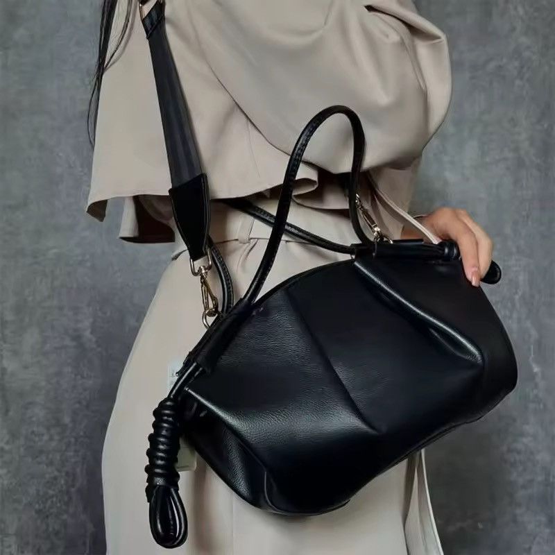 Other PU Leather Irregular Shoulder Luxury Style Textured Bag Size ONE SIZE - 3 Thumbnail