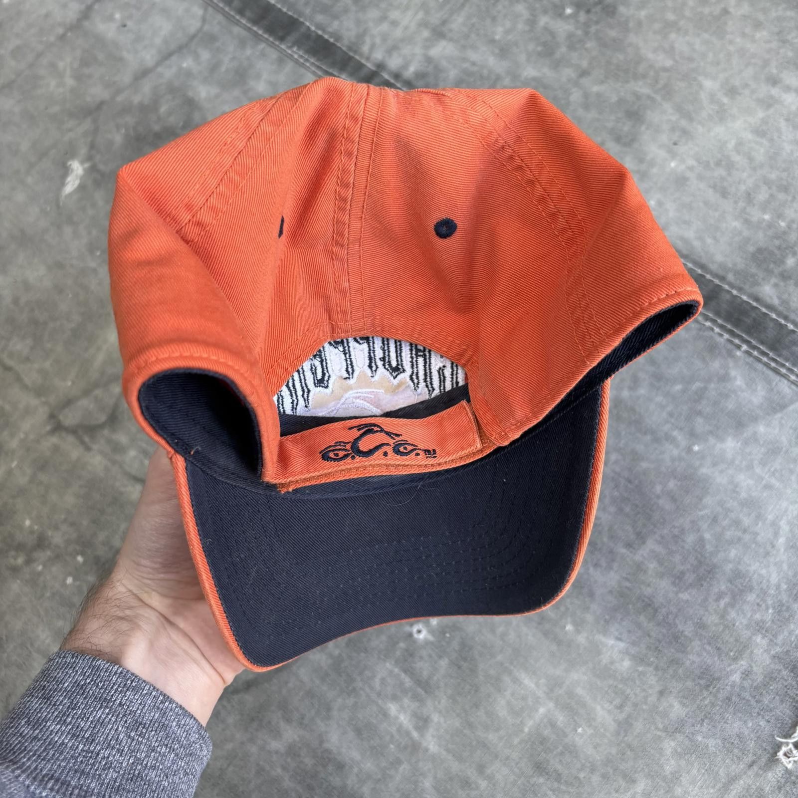 Vintage Vintage Y2K Orange County Choppers Motorcycle Grunge Hat Size ONE SIZE - 2 Thumbnail