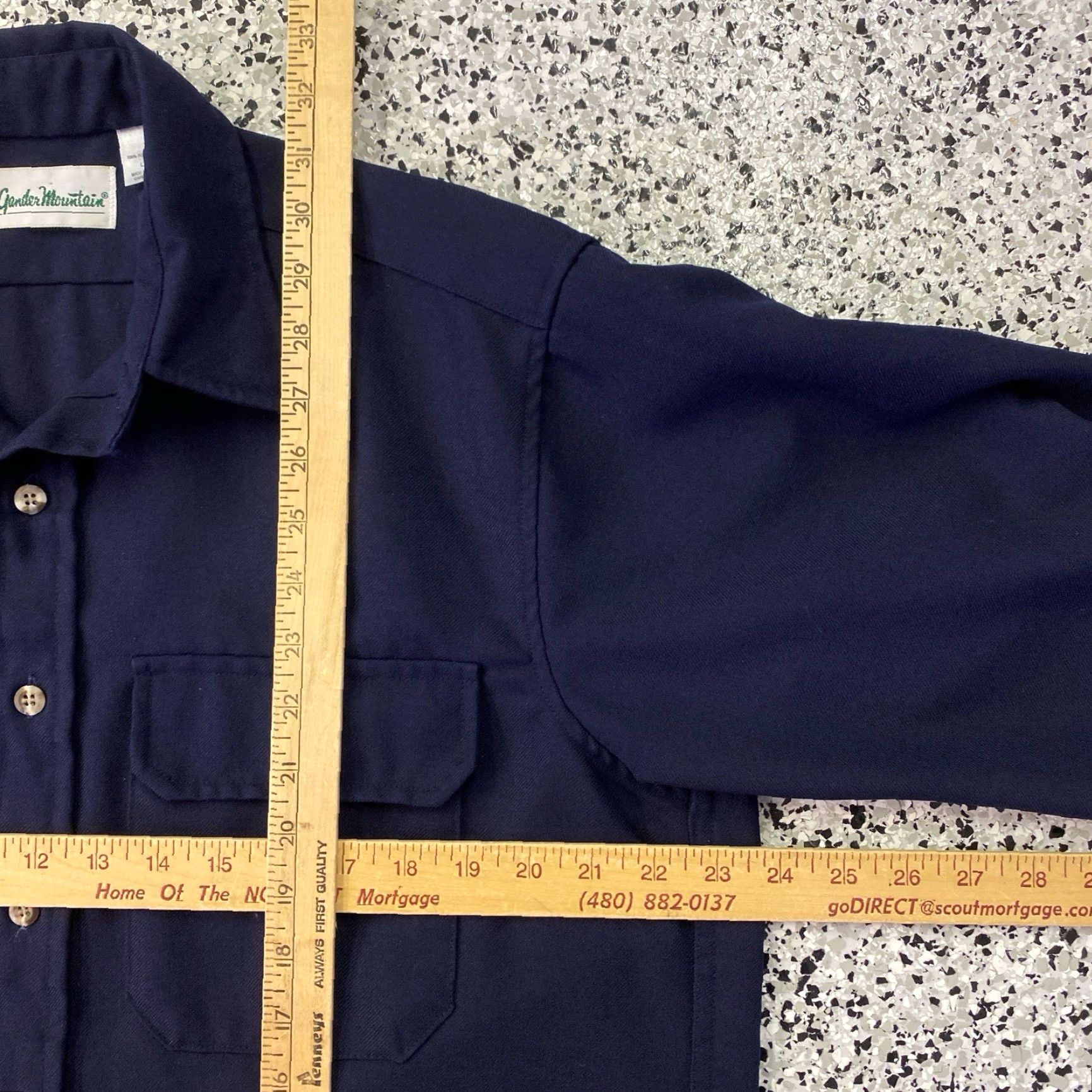 Vintage VINTAGE Gander Mountain Polyester Shirt Mens Heavyweight USA Made 90s L Blue Button-Up Long Sleeve Collared 90s Mens Large Size US L / EU 52-54 / 3 - 3 Thumbnail