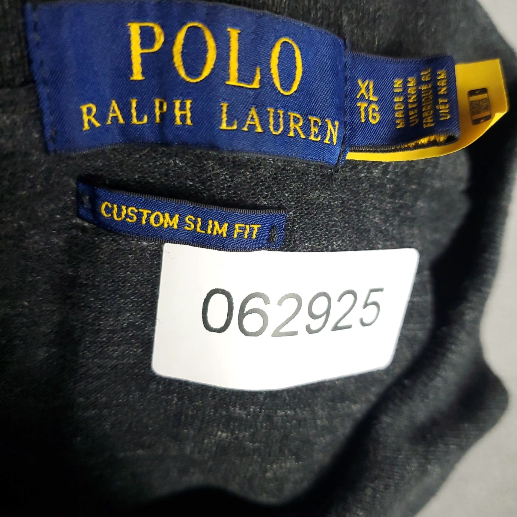 Ralph Lauren VINTAGE Ralph Lauren Polo Shirt Men XL Gray Casual Classic Short Sleeve Size US XL / EU 56 / 4 - 7 Thumbnail