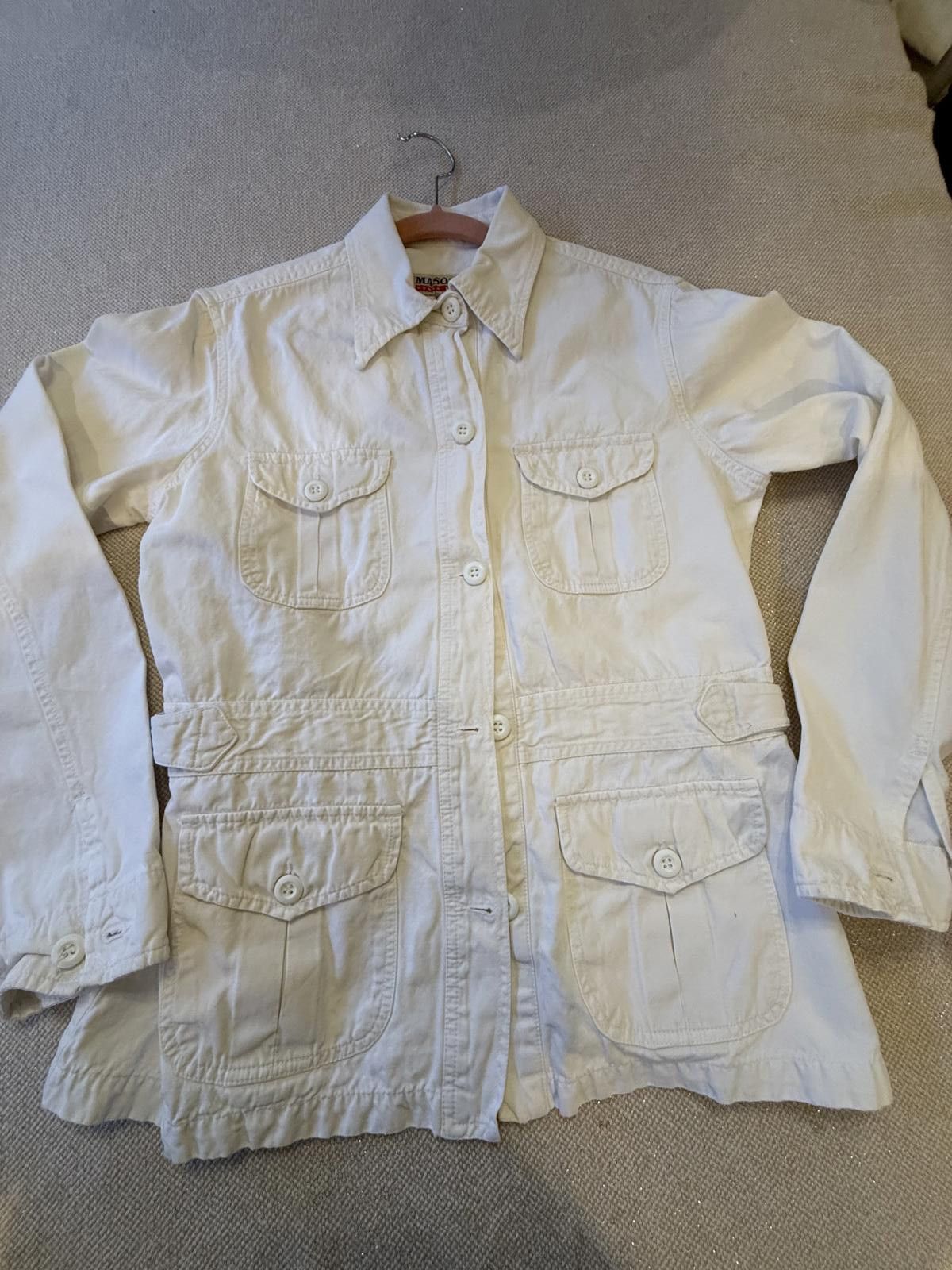 Mason's Mason's Woman Rites White Utility Jacket Size 44 Size L / US 10 / IT 46 - 1 Thumbnail