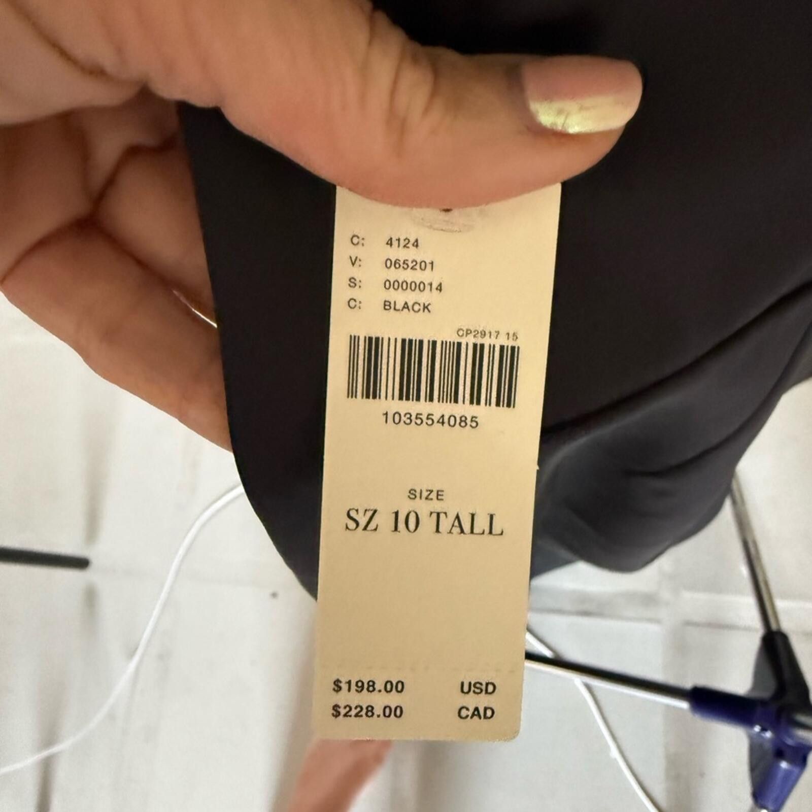 Other Anthropologie $198 Satin Wide-leg Black Jumpsuit, Size 10 T Size 32" / US 10 / IT 46 - 12 Thumbnail