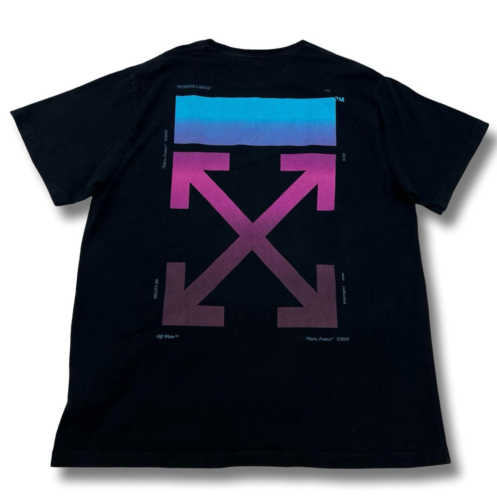 Off-White Off-White Gradient Arrows Black T Shirt Size US XL / EU 56 / 4 - 2 Thumbnail
