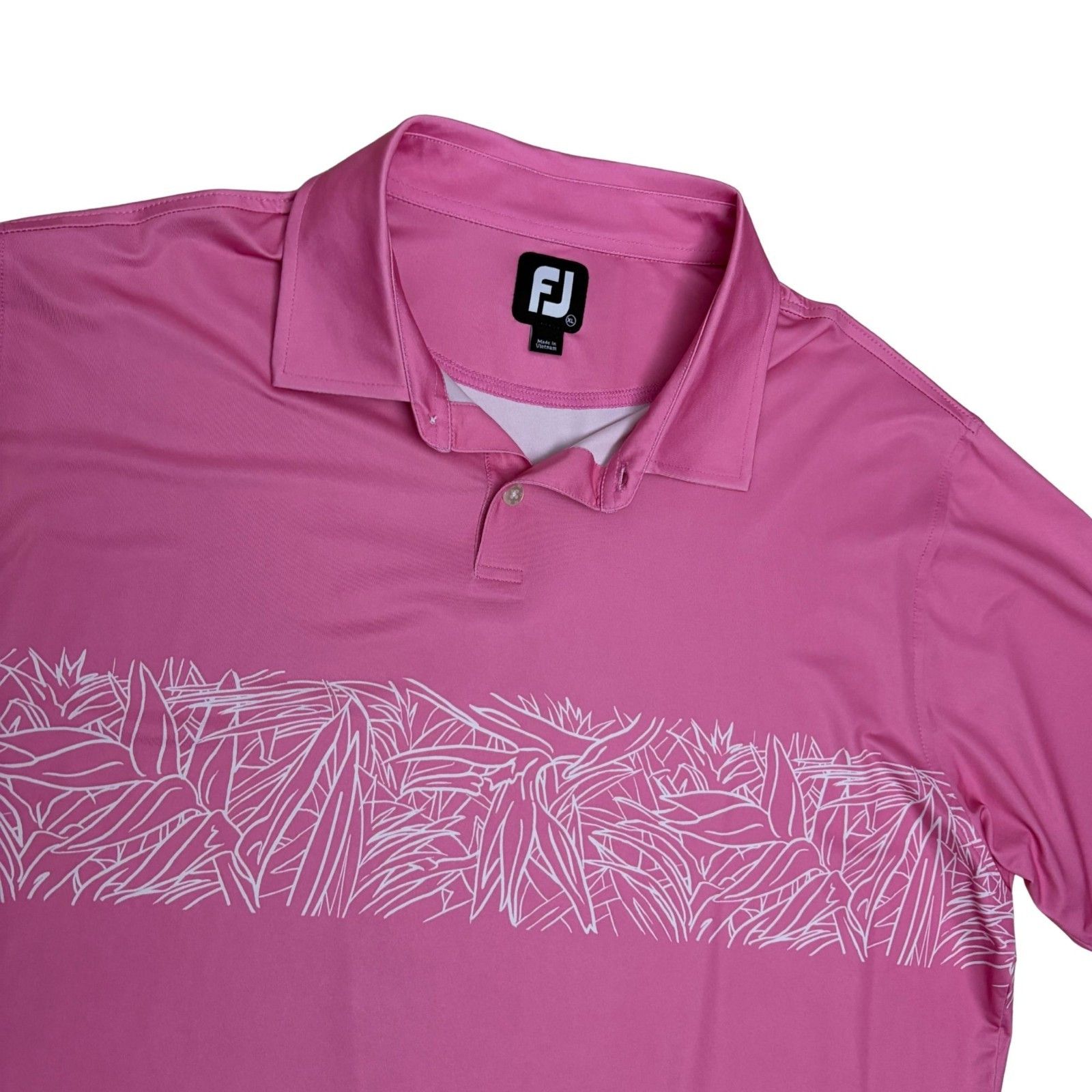 Footjoy FOOTJOY GOLF Polo Tee Shirt Pink Summer Lightweight Shirt XL Size US XL / EU 56 / 4 - 1 Thumbnail