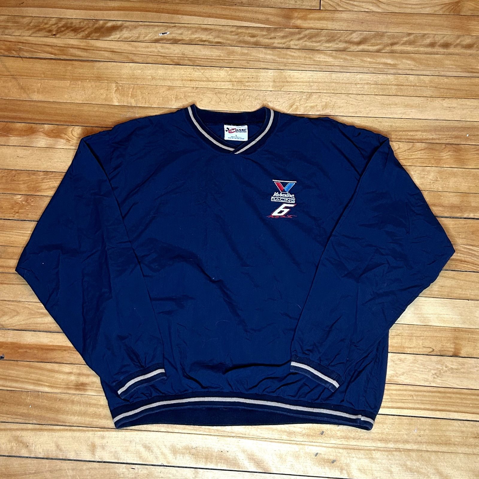 Vintage Vintage 90s Valvoline Racing wind breaker Large Size US L / EU 52-54 / 3 - 1 Thumbnail