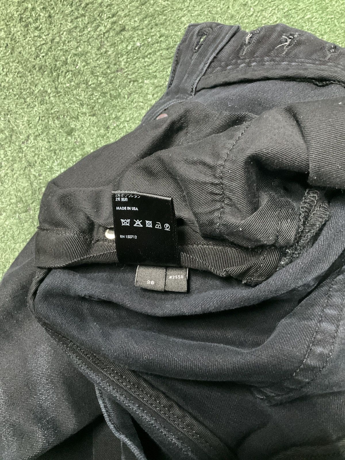Amiri Amiri MX1 Drip Logo Black Jeans Size US 28 / EU 44 - 9 Thumbnail