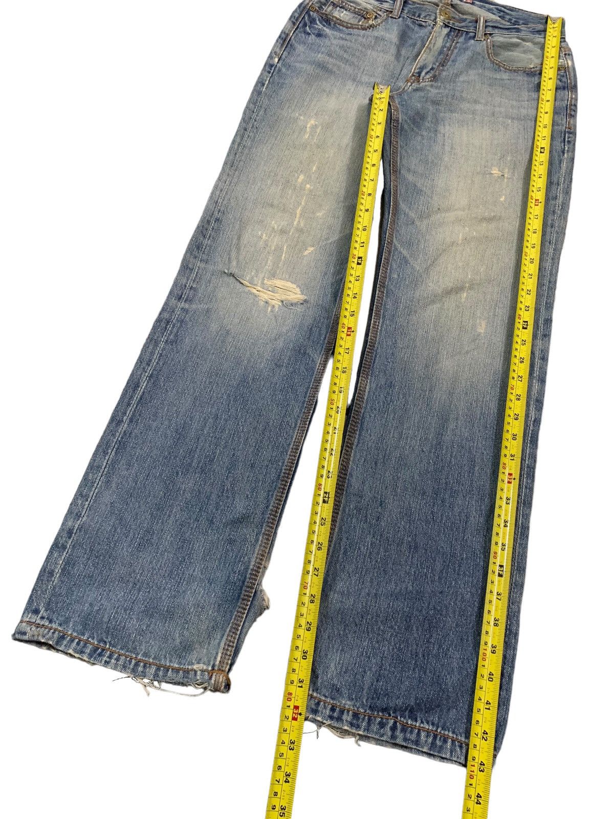 Aeropostale Vintage Aeropostale Mud Wash Distressed Grunge Jeans Size US 30 / EU 46 - 15 Thumbnail