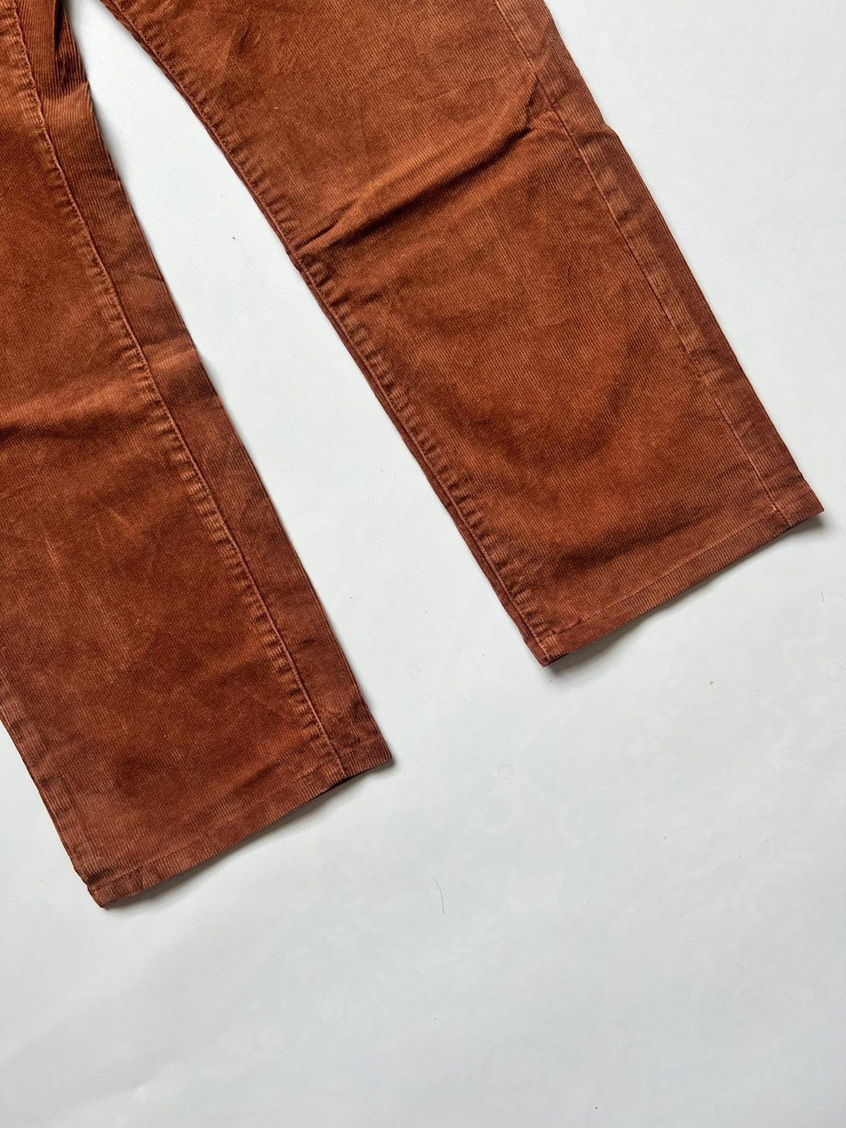 Uniqlo Uniqlo Slim Fit Orange Corduroy Pants Vintage Size US 34 / EU 50 - 3 Thumbnail
