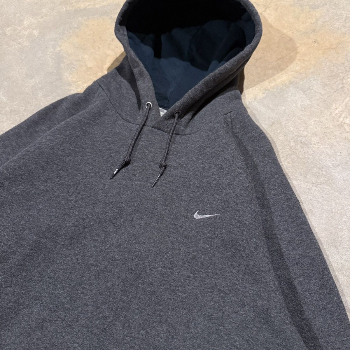 Nike 2000s Nike Mini Swoosh Hoodie Essential ERD Grunge Y2K Size US L / EU 52-54 / 3 - 3 Thumbnail