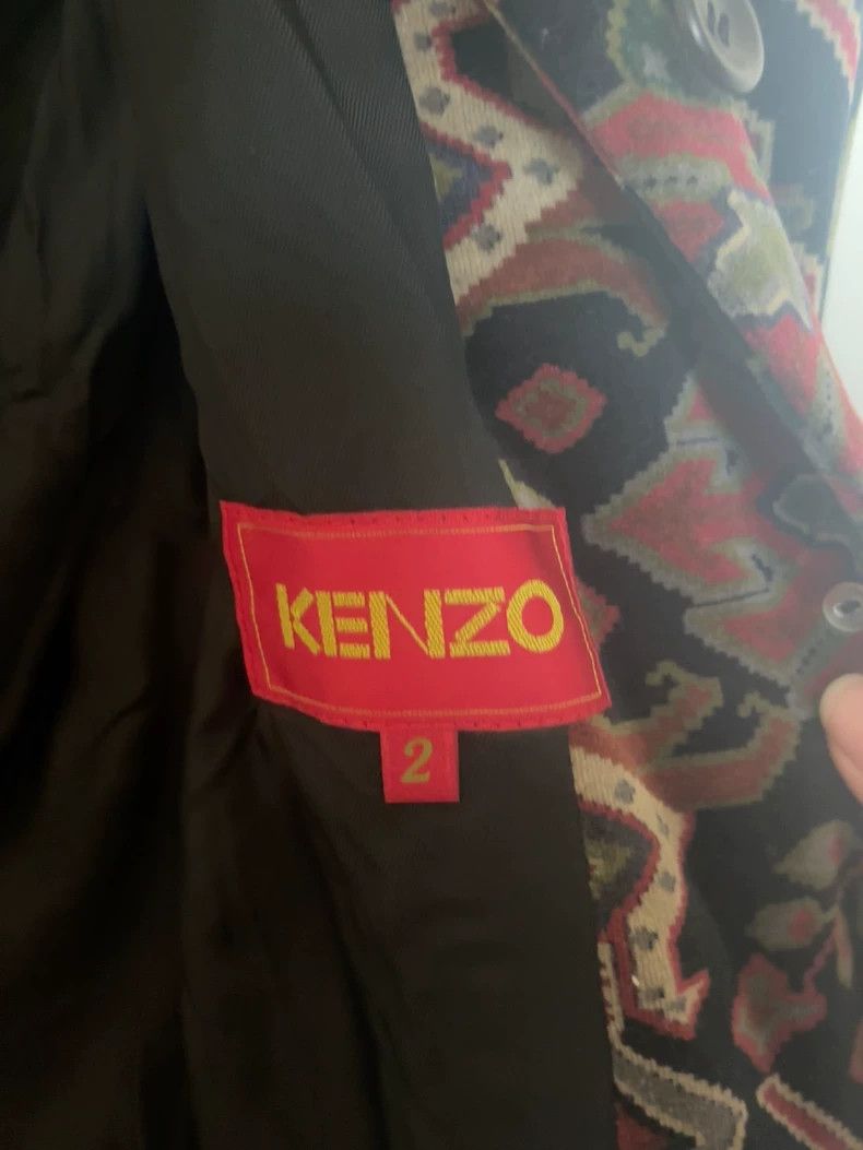 Kenzo KENZO Vintage 1990s print suit with pixelated floral patte Size M / US 6-8 / IT 42-44 - 2 Thumbnail