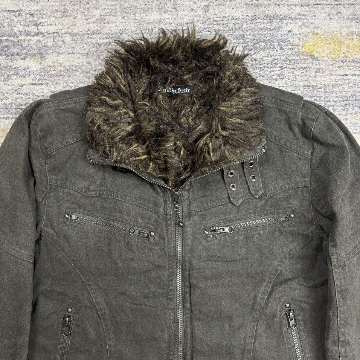 In The Attic In The Attic bondage riders trim fur jacket vkei style Size US L / EU 52-54 / 3 - 4 Thumbnail