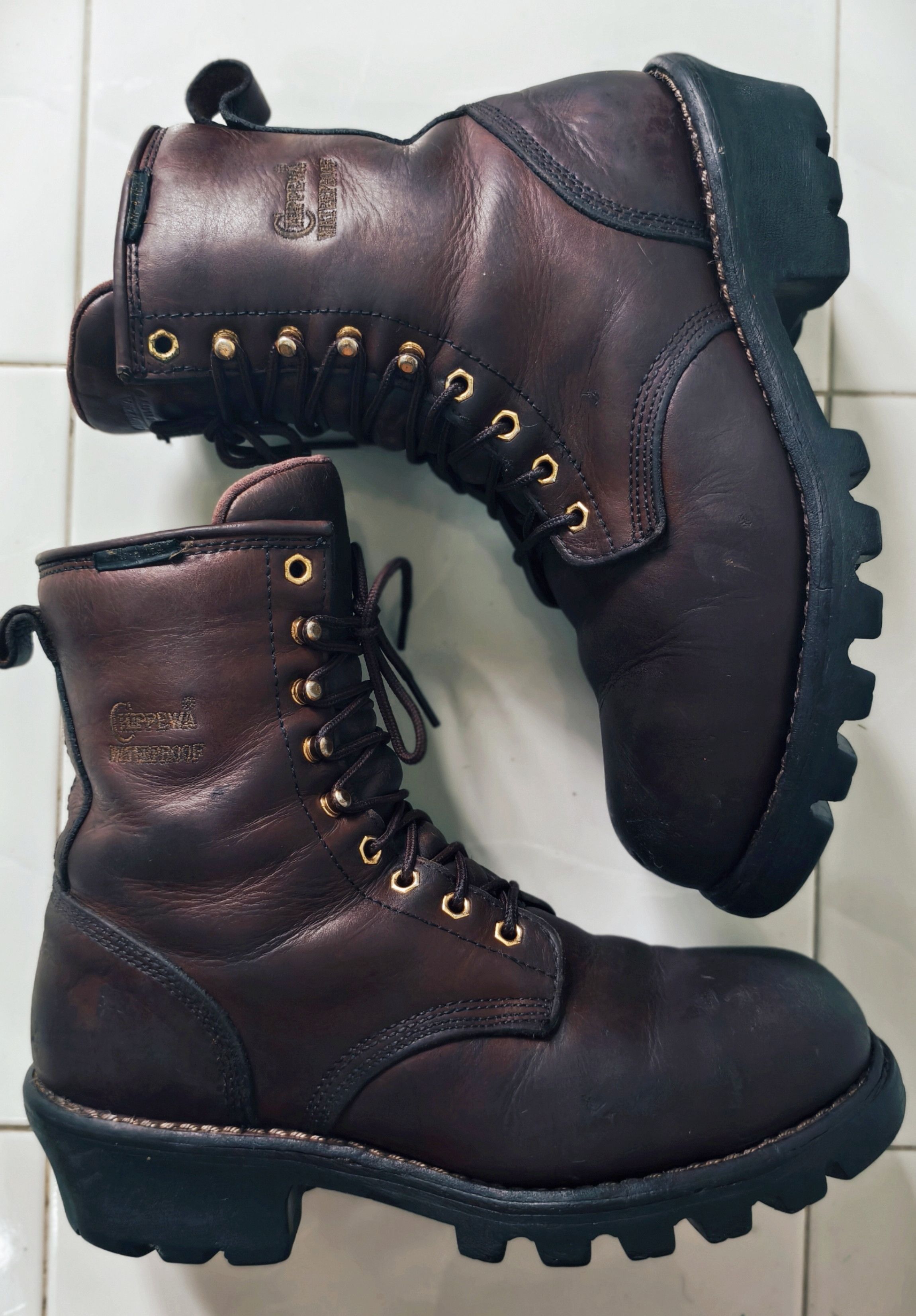 Chippewa CHIPPEWA Men's 73060 Waterproof Insulated Steel Toe Logger Size US 9 / EU 42 - 3 Thumbnail