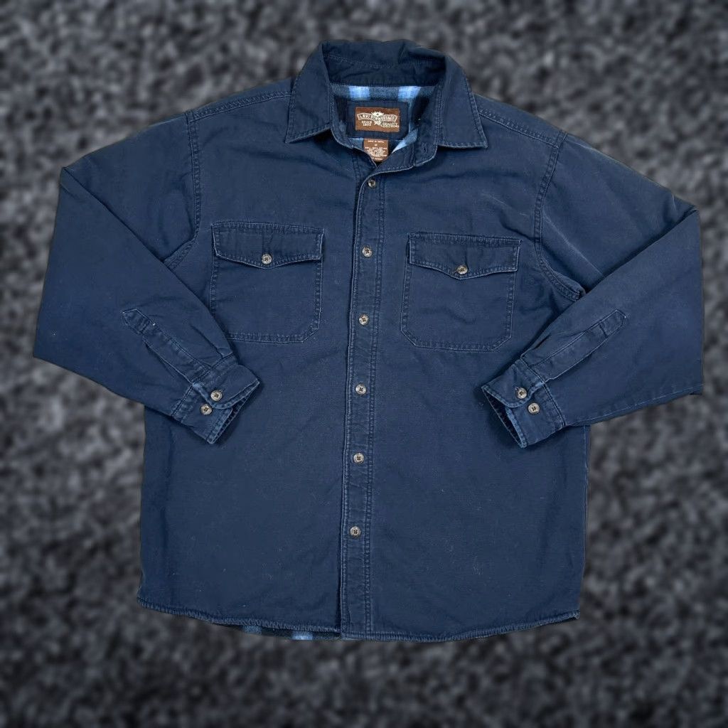 Levi's Levi's Mens Black Denim Shirt Size M Western Button-Front Long Sleeve Size US M / EU 48-50 / 2 - 1 Thumbnail